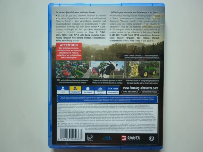 Farming Simulator 22 Platinum Edition Jeu Vidéo PS4 Playstation 4 - photo numéro 2