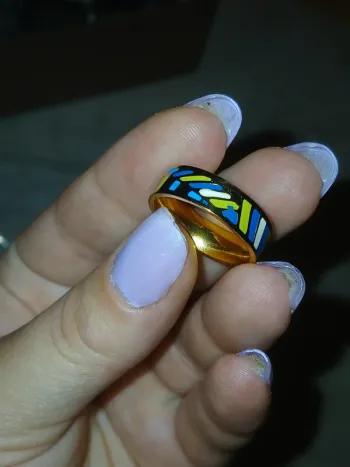 Bague plaque or 925