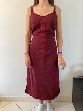 Robe bordeaux Etam 38