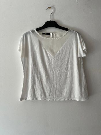 👕 Jolie blouse blanche Mim Taille M 👕