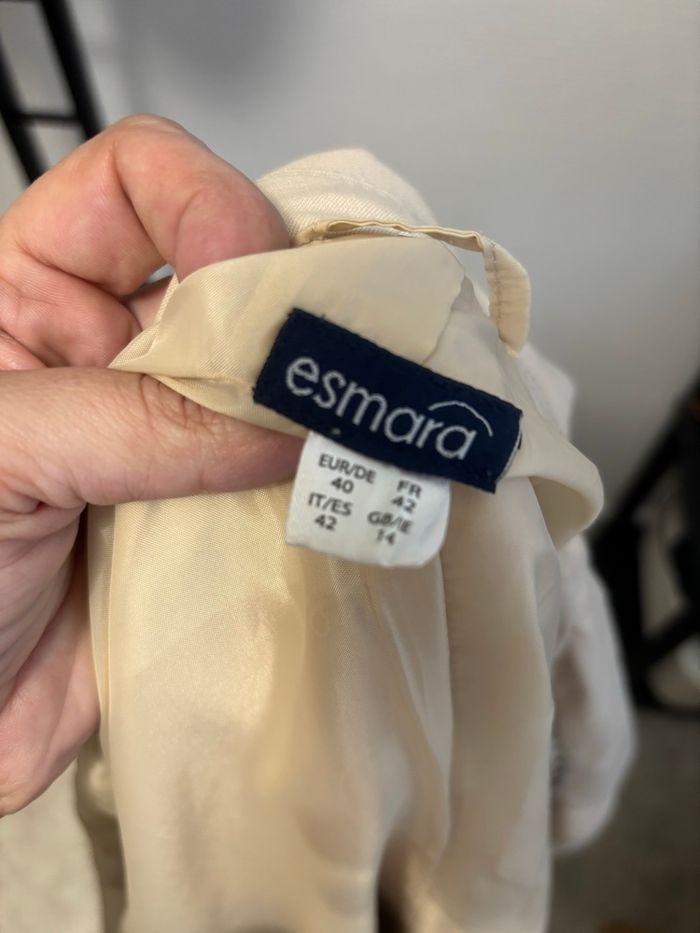 Veste blazer beige - photo numéro 3