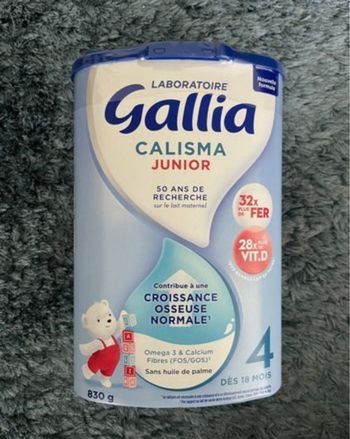 boîte de lait 4ème âge