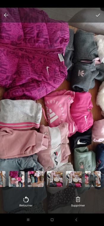 Lot vêtements fille