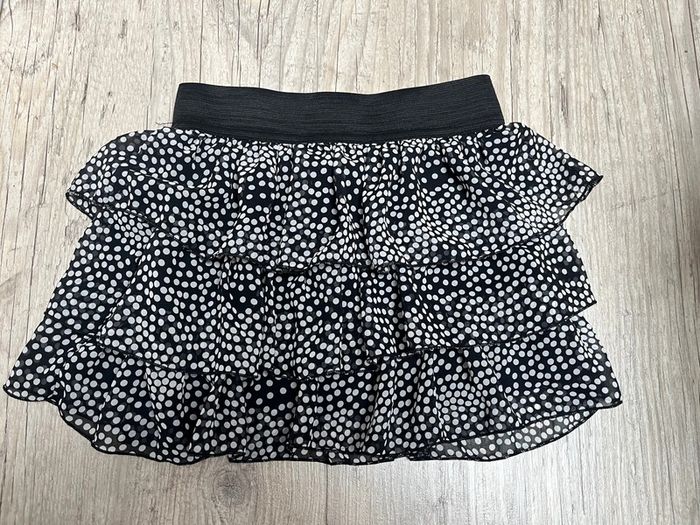 Jupe courte volant à pois taille 12 ans - photo numéro 2