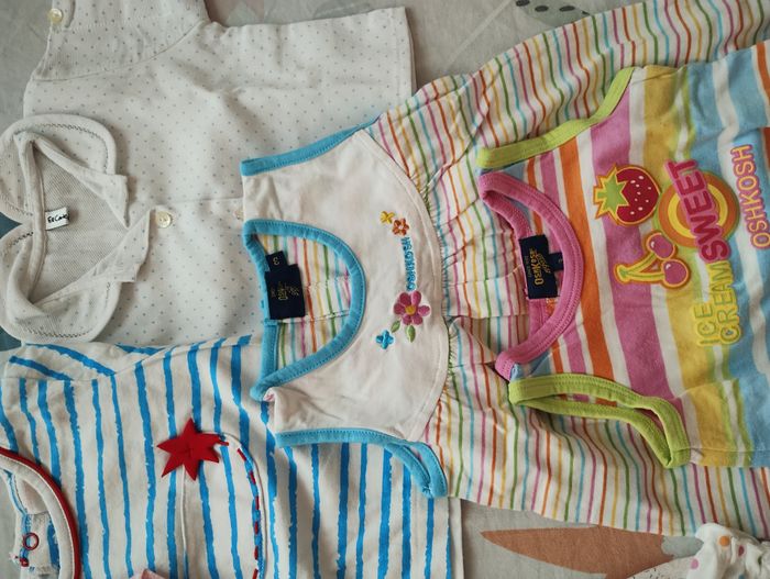 Lot Barboteuse Combishort Robe bébé fille - photo numéro 5