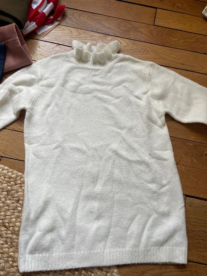 Pull blanc - photo numéro 2