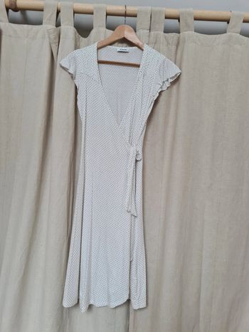 Robe d'été à pois cache cœur