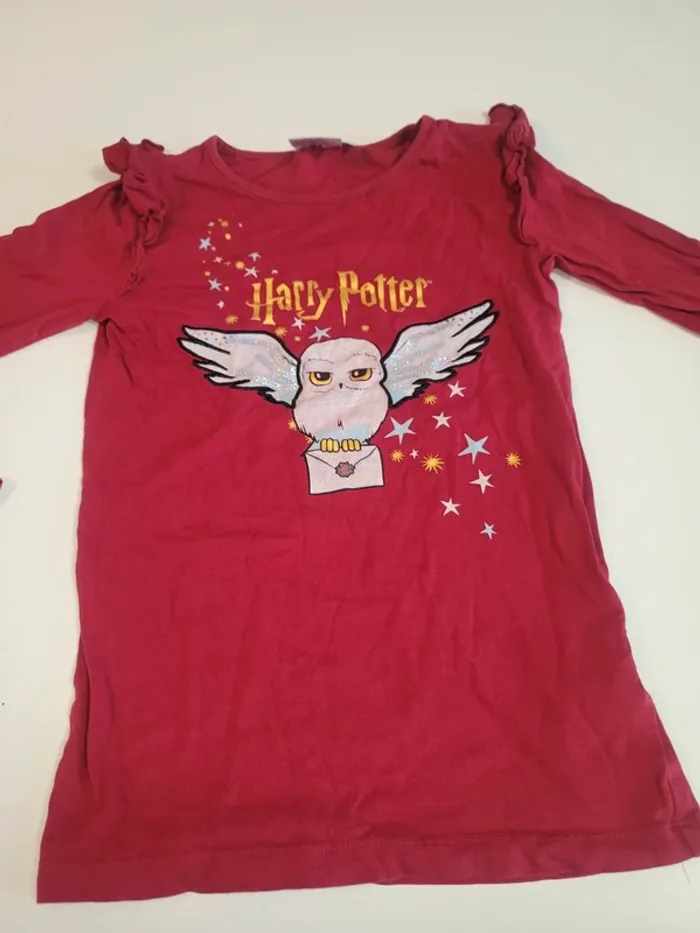 Haut bordeaux manches longue harry Potter 12 ans be