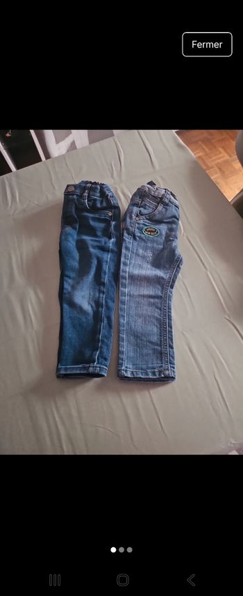 Lot de 2 jeans bébé 🚼
