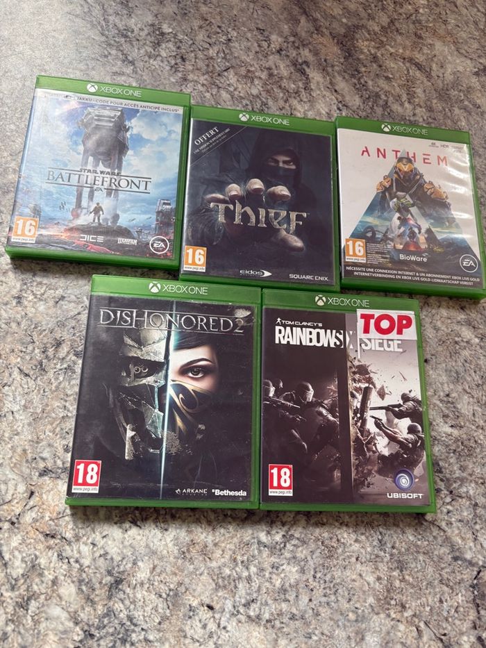 Lot jeux Xbox one