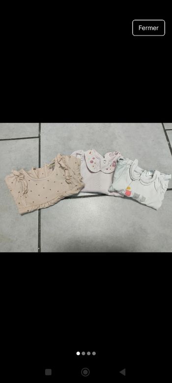 Lot de 2 body et un maillot un mois
