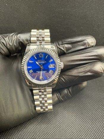 Seiko mod blue perpetual oyster