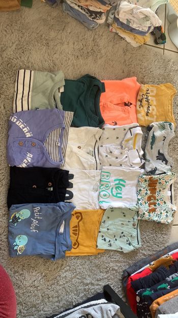 Lot tee shirt manche courte