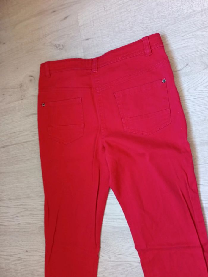 Pantalon 14 ans fille Bilook  slim rouge tbe - photo numéro 10