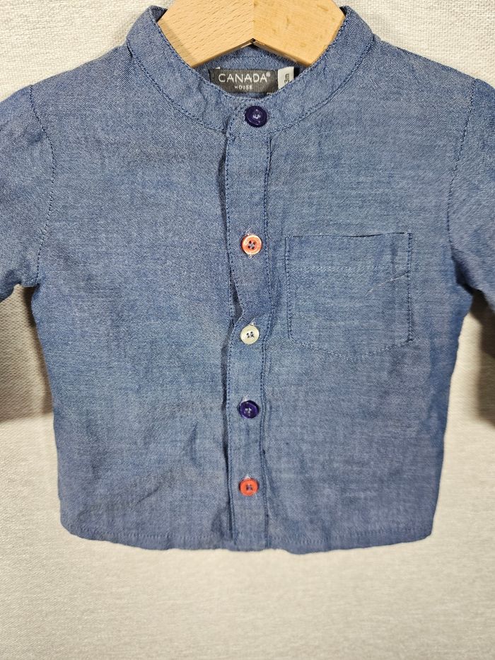 Chemise manche longue 3 mois canada house - photo numéro 3