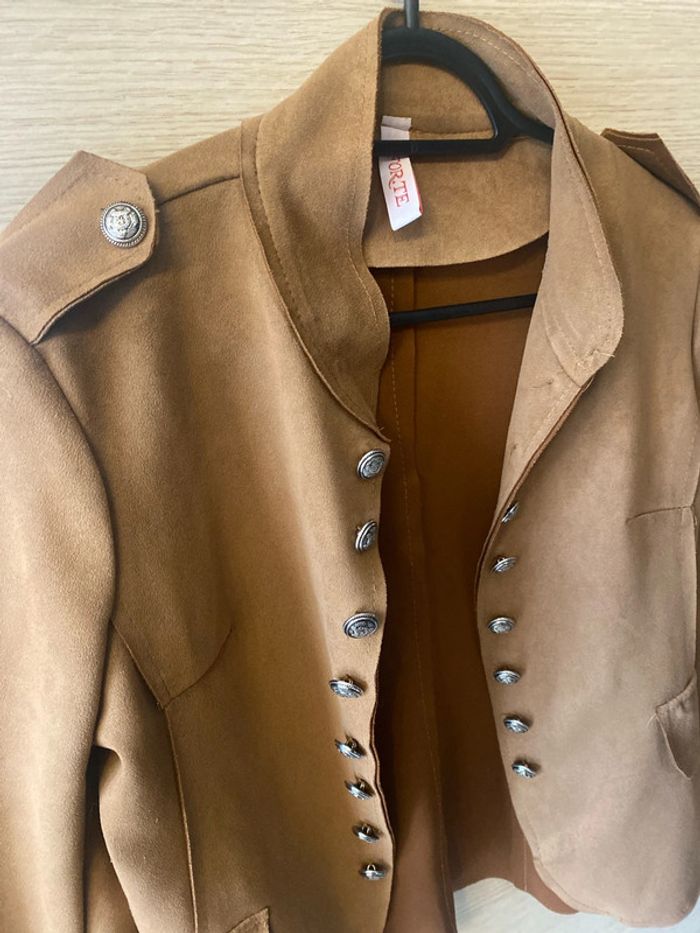 Veste daim - photo numéro 2