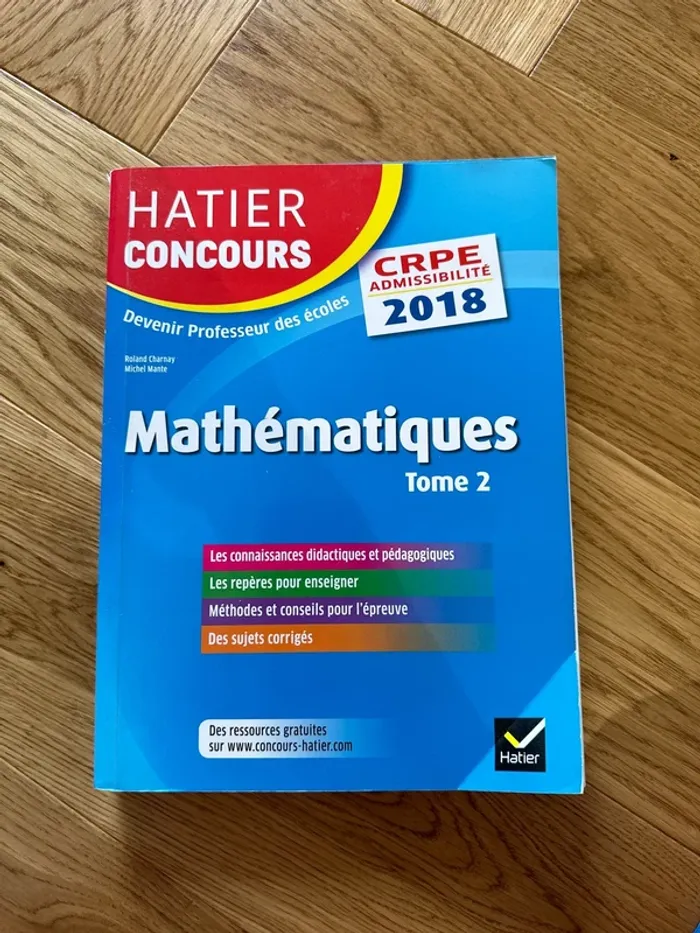 Livre mathématiques, tome deux