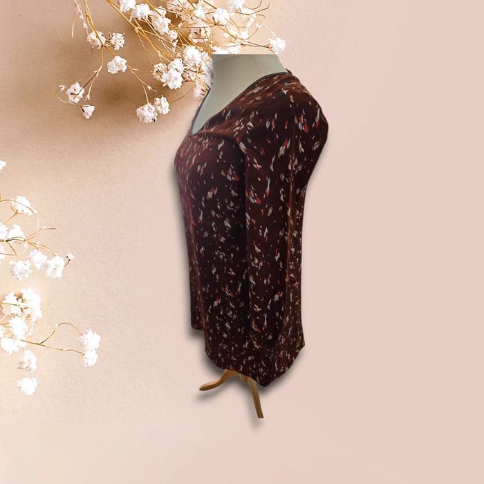 Robe marron fluide Betty London – Taille S - photo numéro 2