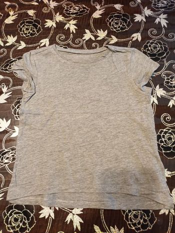 Tee-shirt manches courtes gris