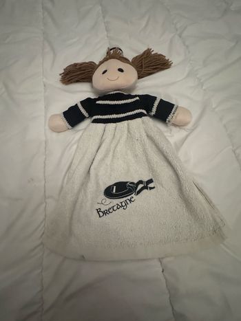 Essuie main poupée Bretagne 