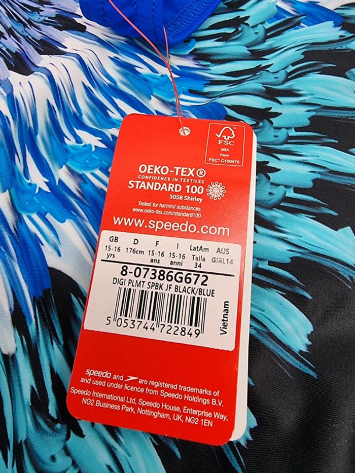 Speedo junior maillot de bain digital placement splashback * 15/16 ans * - photo numéro 6