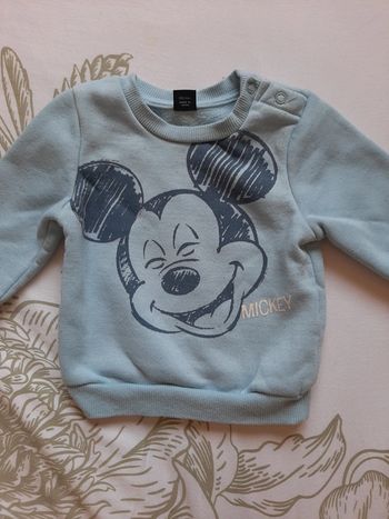 Sweat Mickey 6/9mois