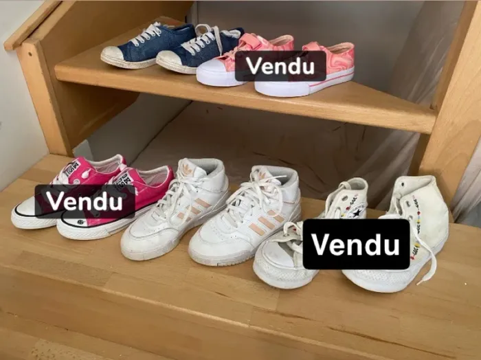 👟 Lot de chaussures fille – Pointure 31