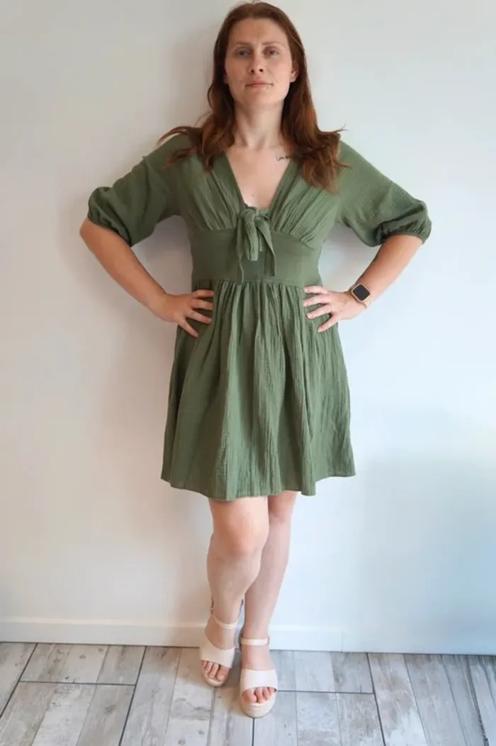 Robe gaz de coton