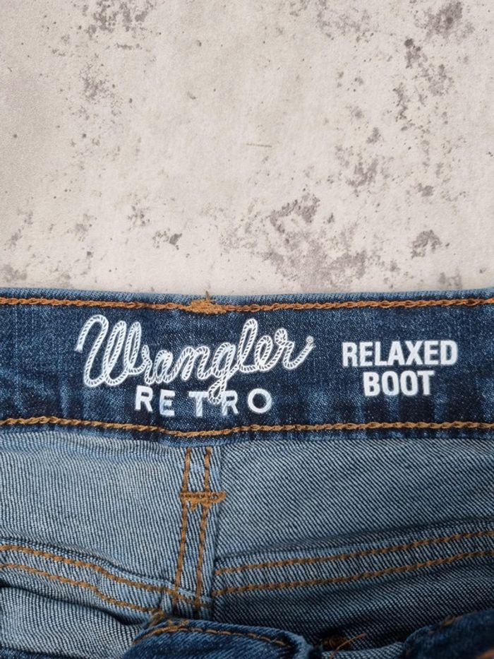 Jeans Wrangler bleu 32x34 ● (mesures en photos) - photo numéro 6