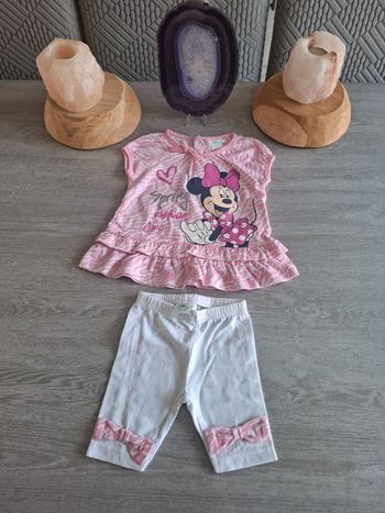 tunique et leggings minnie 3 mois