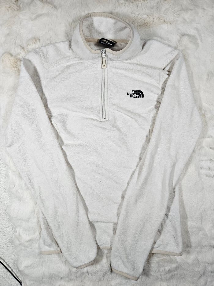 Zip Polaire The North Face Blanc