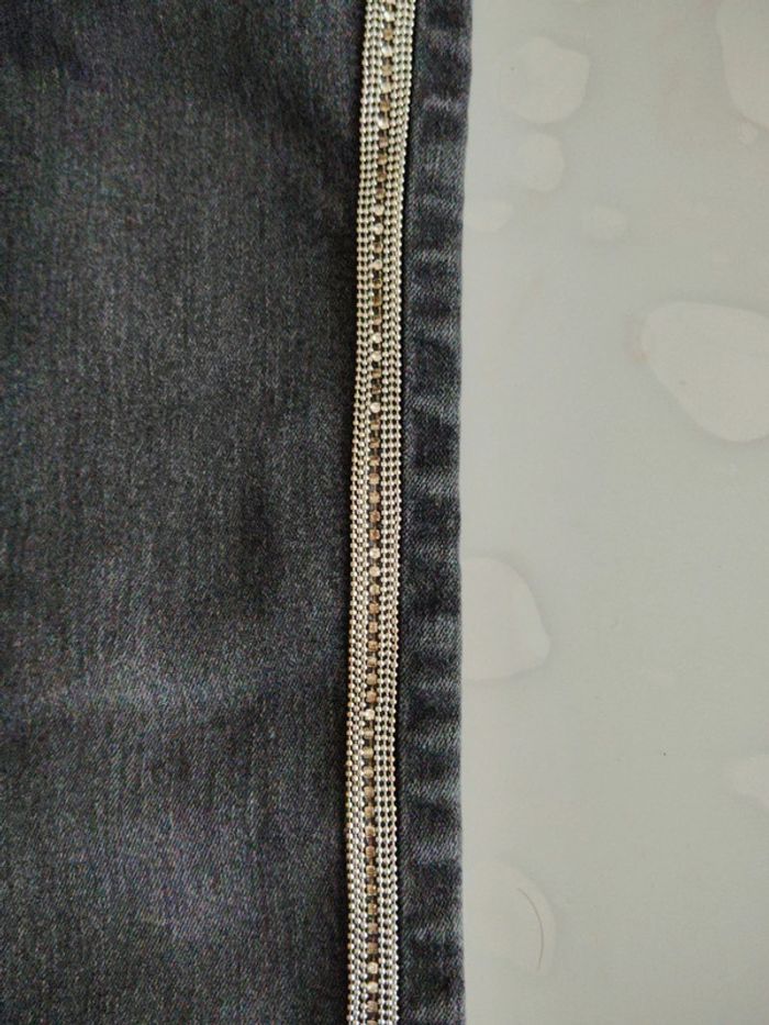 Jean skinny fille taille 7 ans - photo numéro 2