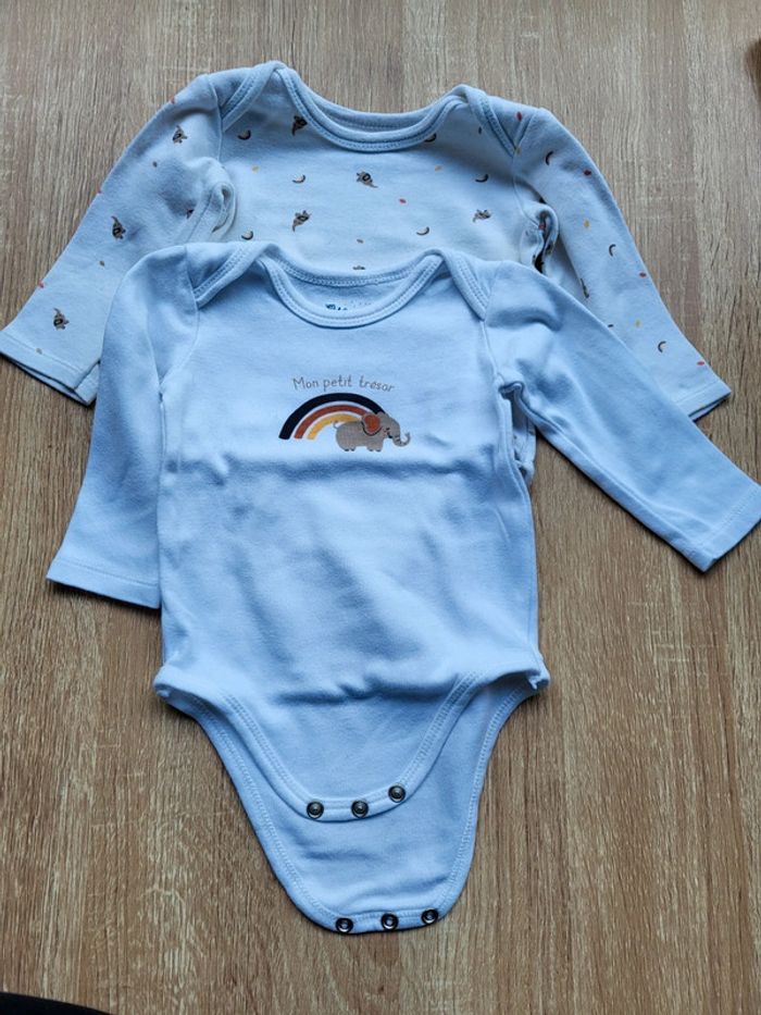 Lot de 2 bodies manches longues