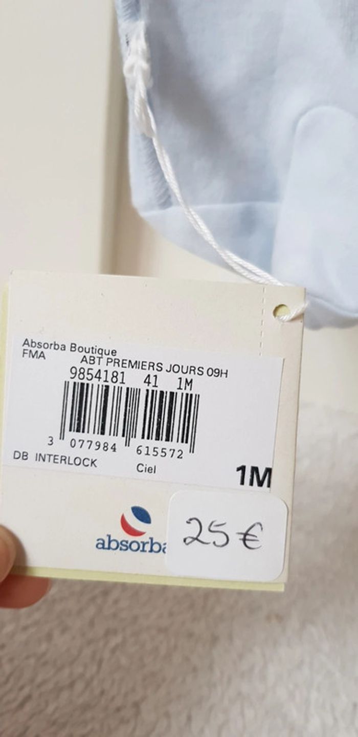 Pyjama absorba 1 mois - photo numéro 5