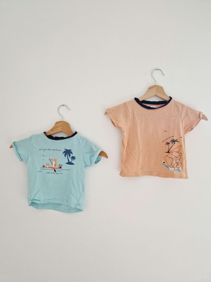 Lot de 2 t-shirts Mes Petits Cailloux