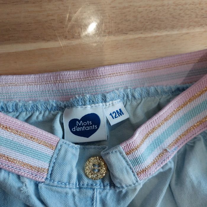 Lot short + pantalon large 12 moi - photo numéro 2