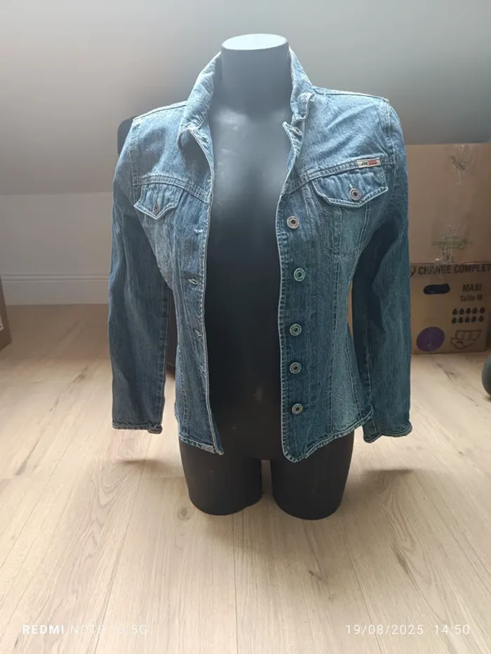 Magnifique veste en jean Jennyfer taille S - photo numéro 2