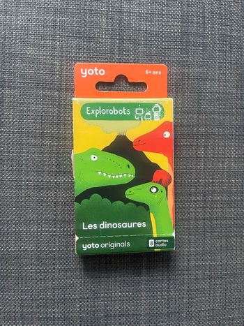 Cartes Yoto Explorobots Les dinosaures 