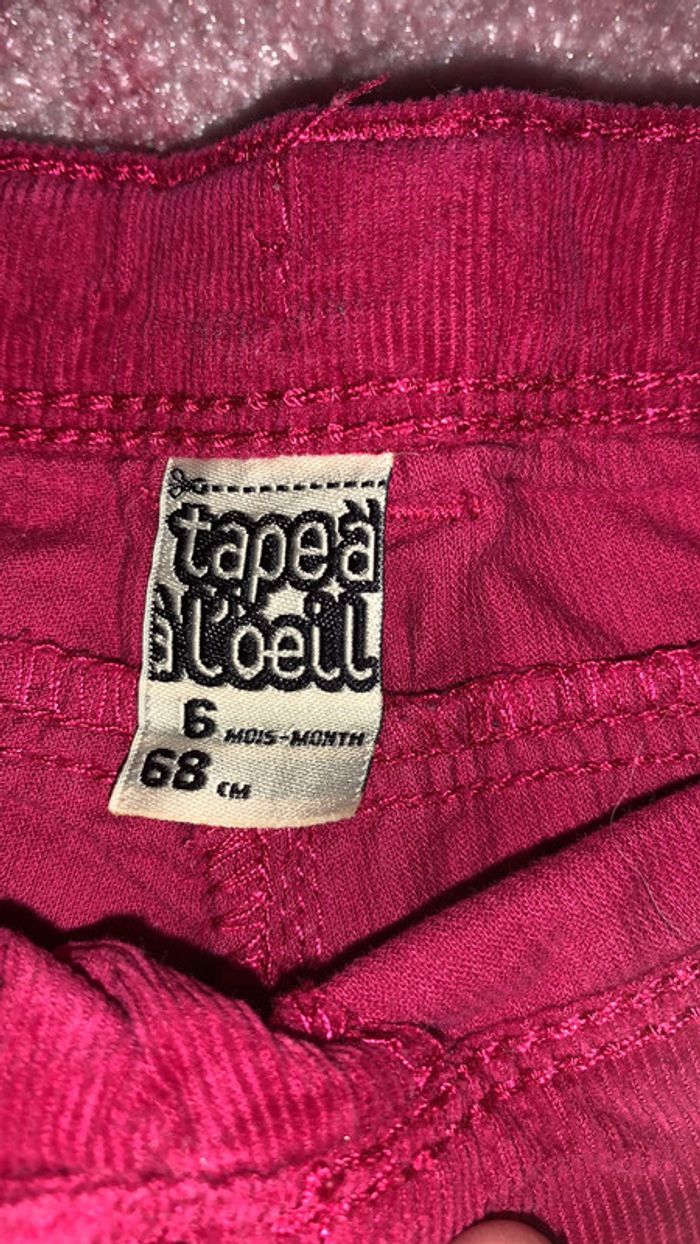 Lot de vêtements pantalon jupe short 6 mois - photo numéro 14