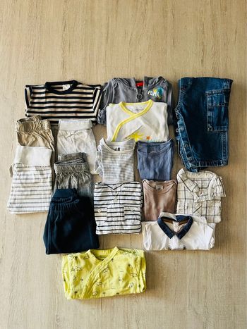 Lot de vêtements automne hiver bébé garçon multiples marques
