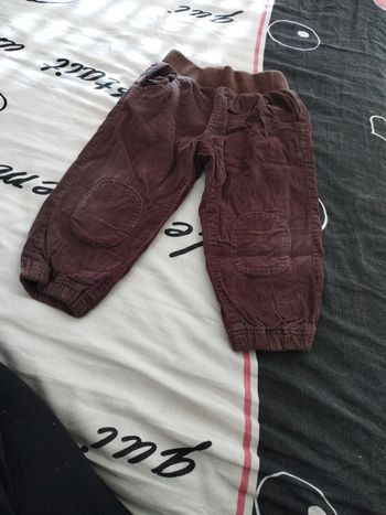 Pantalon velour