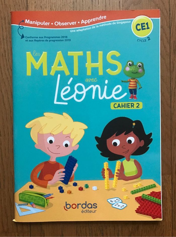 Les Maths avec Léonie CE1 - Pédagogie de Singapour - Fichier de l'élève 2