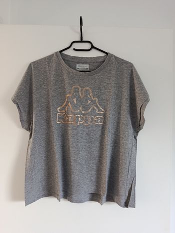 Tee-shirt gris Kappa