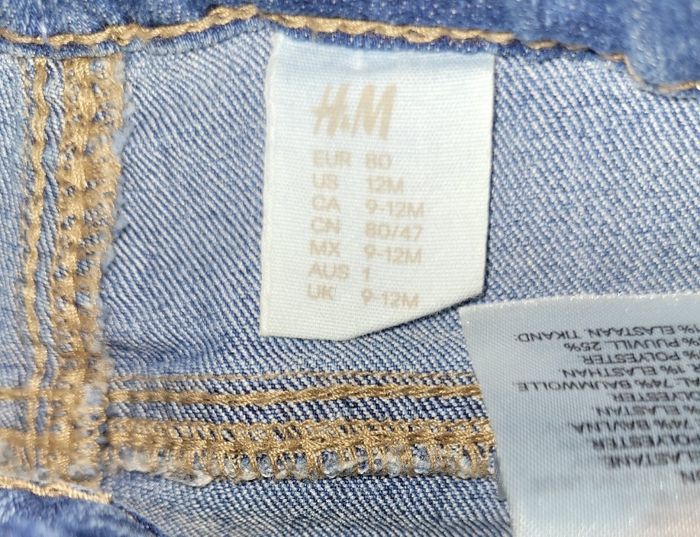 Jean fille Taille 9/12 mois H&M - photo numéro 7