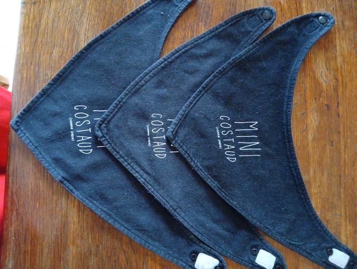Lot de 5 Bavoir bandana anti bavouille - photo numéro 3