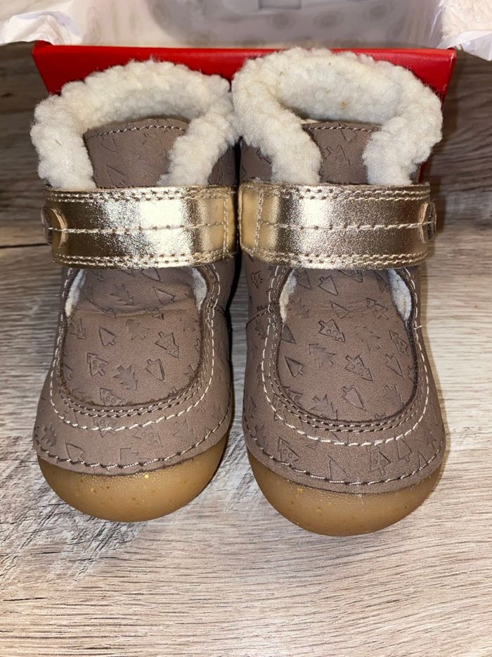 Bottines Kickers taupe doublées fourrure T20 - photo numéro 3