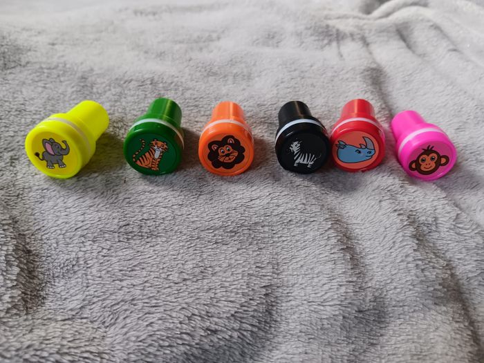 Lot de 6 tampons animaux - photo numéro 2