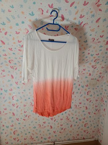 Tunique large bicolore