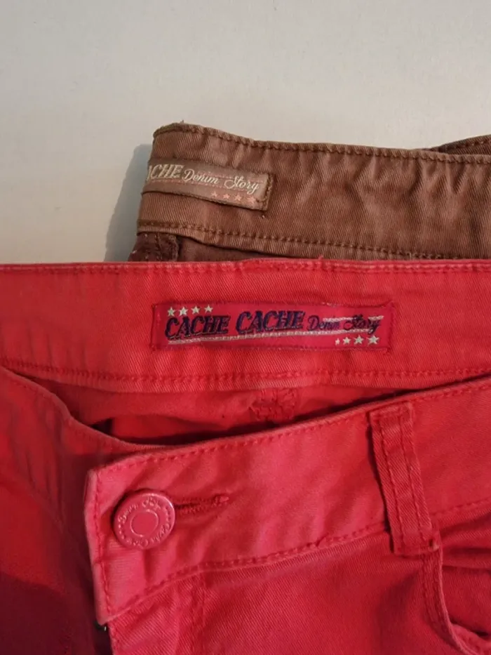 Lot 2 jeans Cache Cache - photo numéro 4