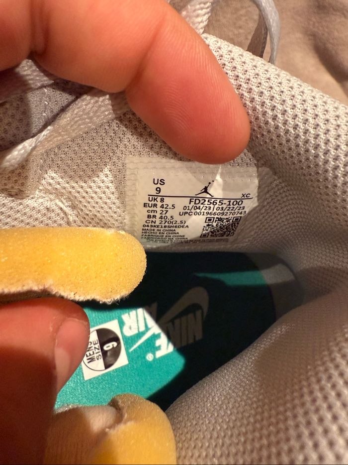 Jordan 1 haute rétro originale projet spécial Union LA Bephies Beauty Supply Summer of '96 - photo numéro 4